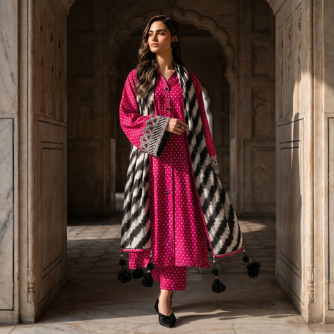 Printed Lawn 3-Piece — Summer Collection 2026