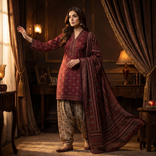 Printed Lawn 3-Piece — Summer Collection 2026