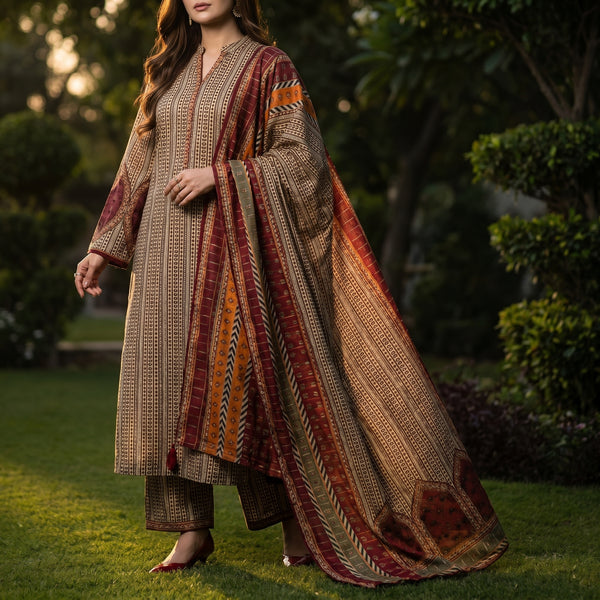 Printed Lawn 3-Piece — Summer Collection 2026