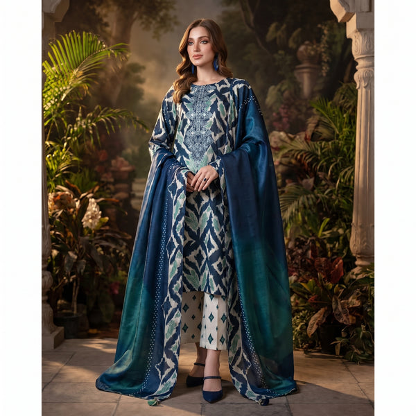Printed Lawn 3-Piece — Summer Collection 2026