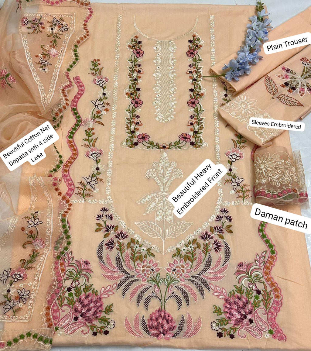 Aneela’s Luxury Edition – Heavy Embroidered Lawn