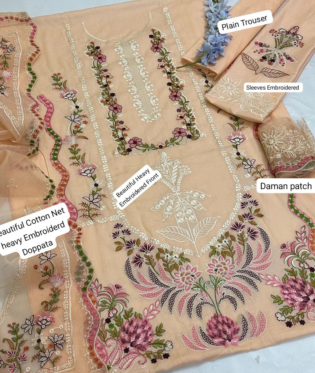 Aneela’s Luxury Edition – Heavy Embroidered Lawn