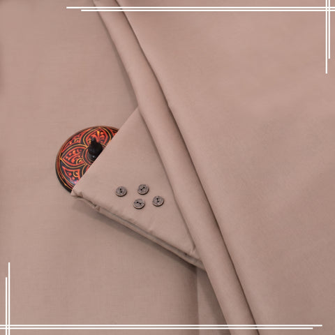 Hard Cotton Unstitched Suit — Gents Shalwar Kameez