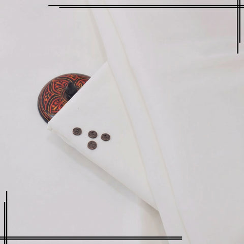 Hard Cotton Unstitched Suit — Gents Shalwar Kameez